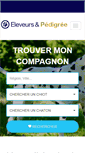 Mobile Screenshot of eleveurs-pedigree.com